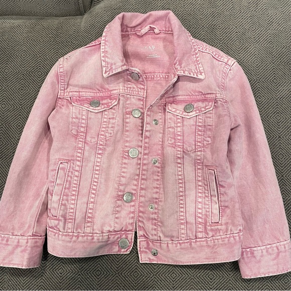 GAP Jackets & Coats Nwot Gap Pink Denim Jacket Xs Poshmark